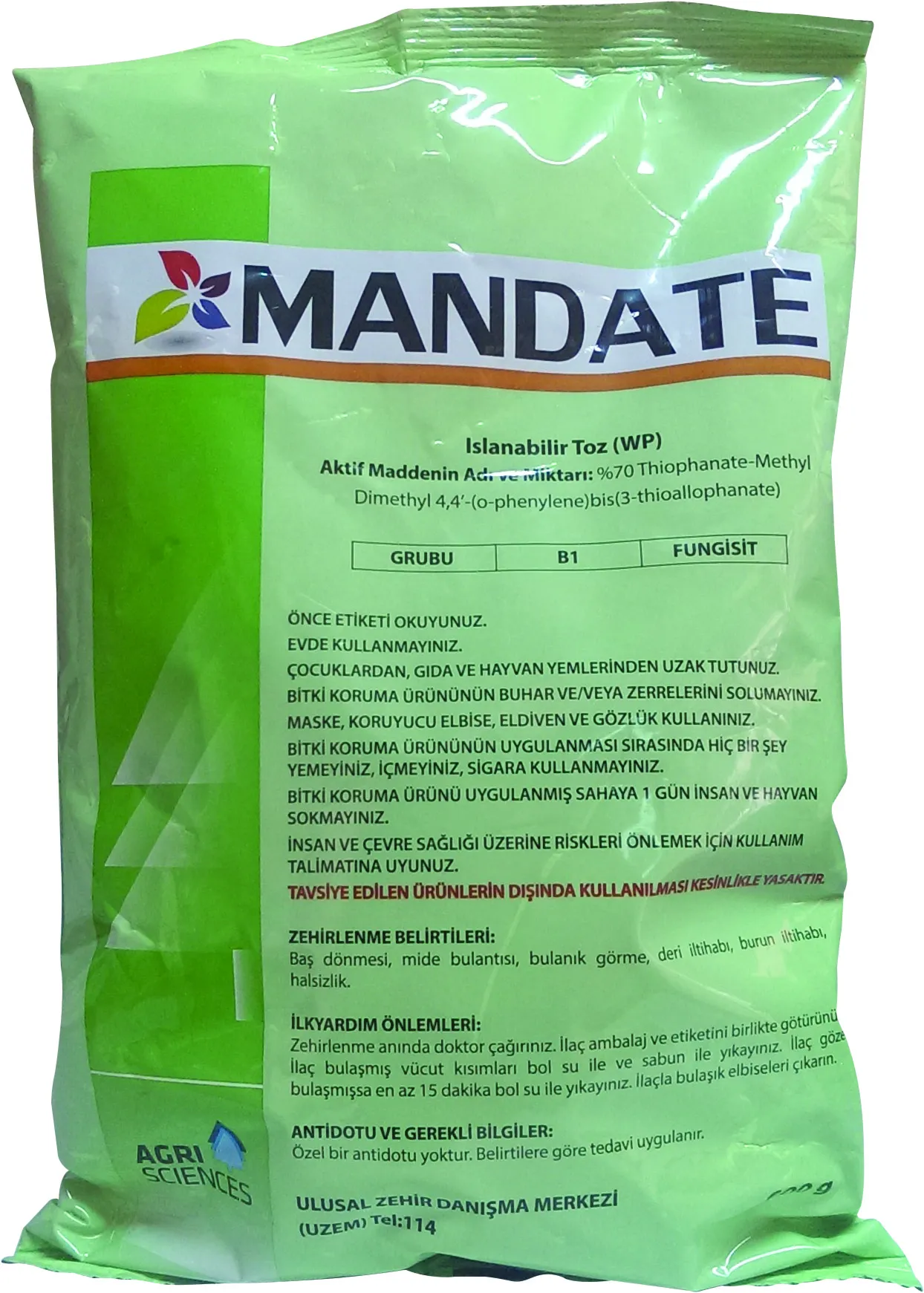 Mandate 70 WP agriscience 1kq